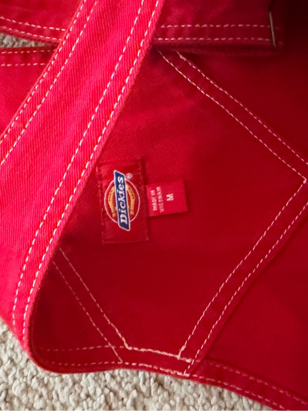 DICKIE’S red women’s overalls - Picture 4 of 4